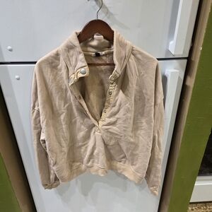 Universal Thread Cream Teddy Jacket